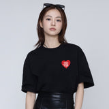 [UNISEX] TYL Small Heart Smile Short Sleeve T-shirt