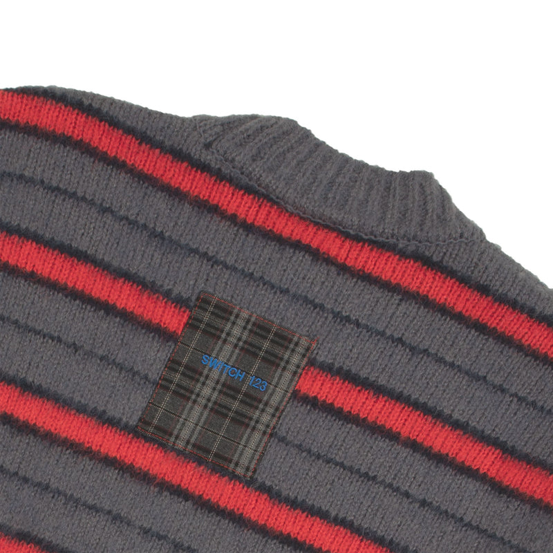 マルチストライプニット/MULTI STRIPE HAIRY KNIT (UNISEX)_SWF3SW01GY