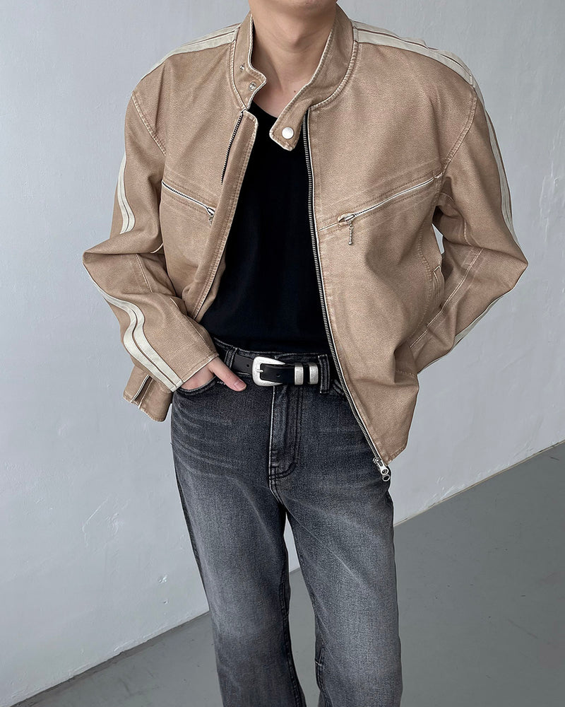 ビンテージY2Kレザージャケット / LN Vintage Y2K Leather Jacket (3 