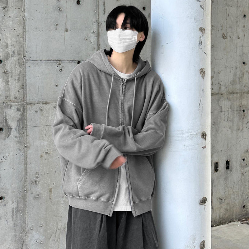 mountain research Protester Zip Hoodyロングジップアップパーカー 