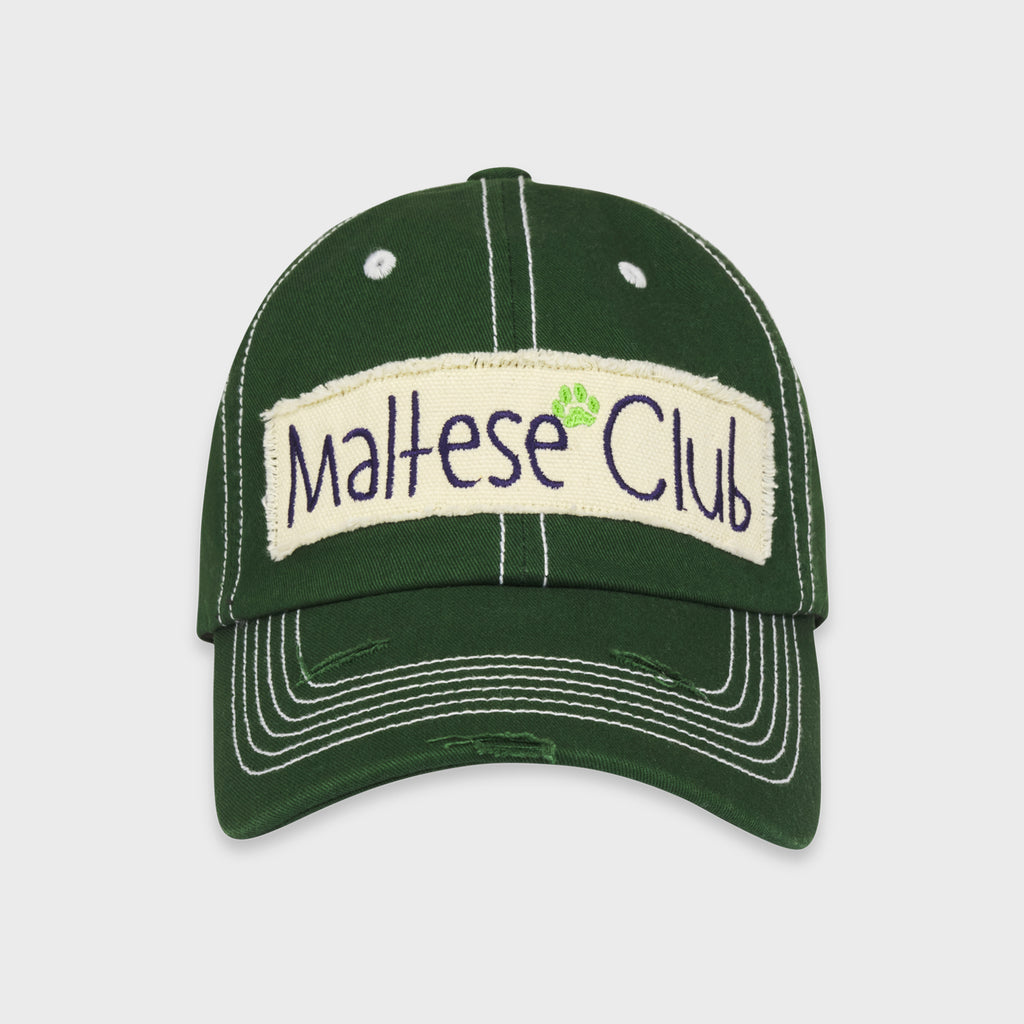 マルチーズクラブステッチボールキャップ / Maltese club stitch ball