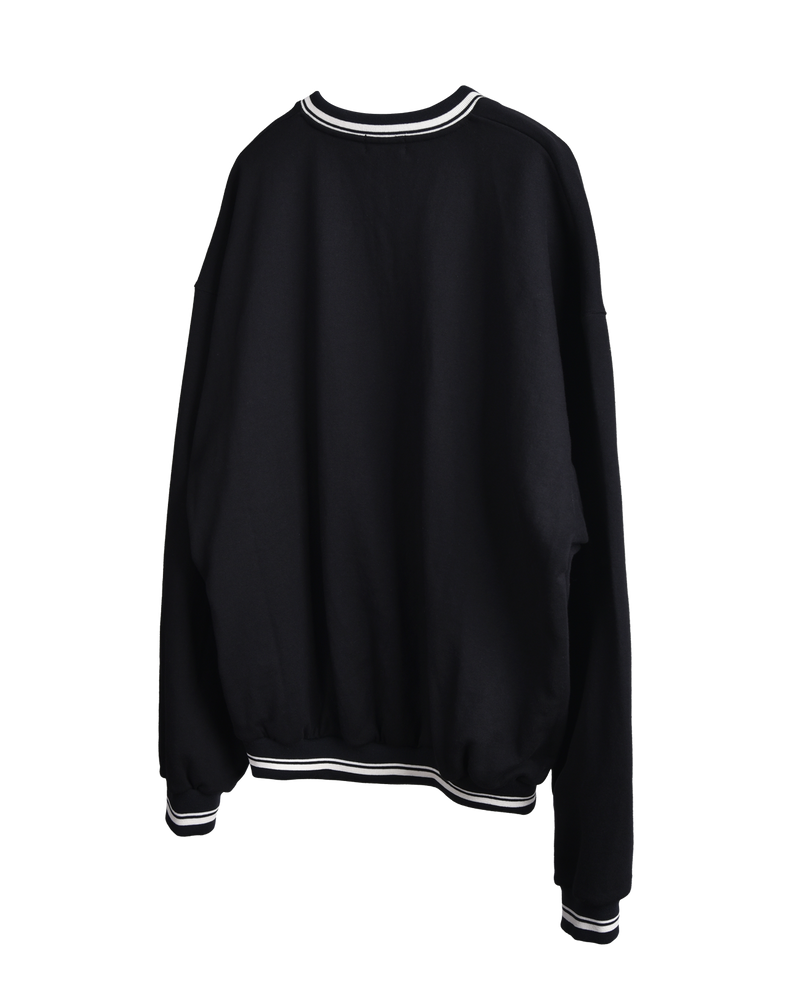 Vネックスウェット / V Neck Sweatshirts [Black]