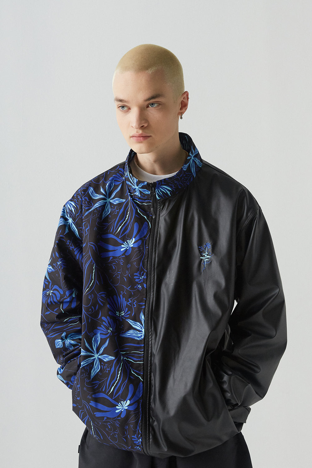 bsrabbitビエスラビットJ-BLUEFLOWER JACKET BLACK - スノーボード