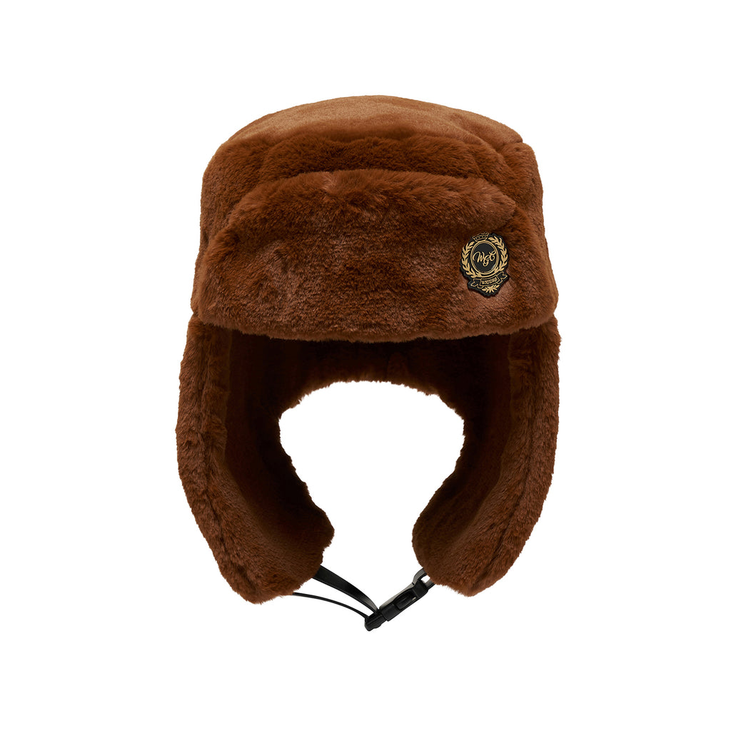 ファートラッパーハット / FUR TRAPPER HAT (BROWN)