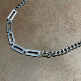 Square chain necklace