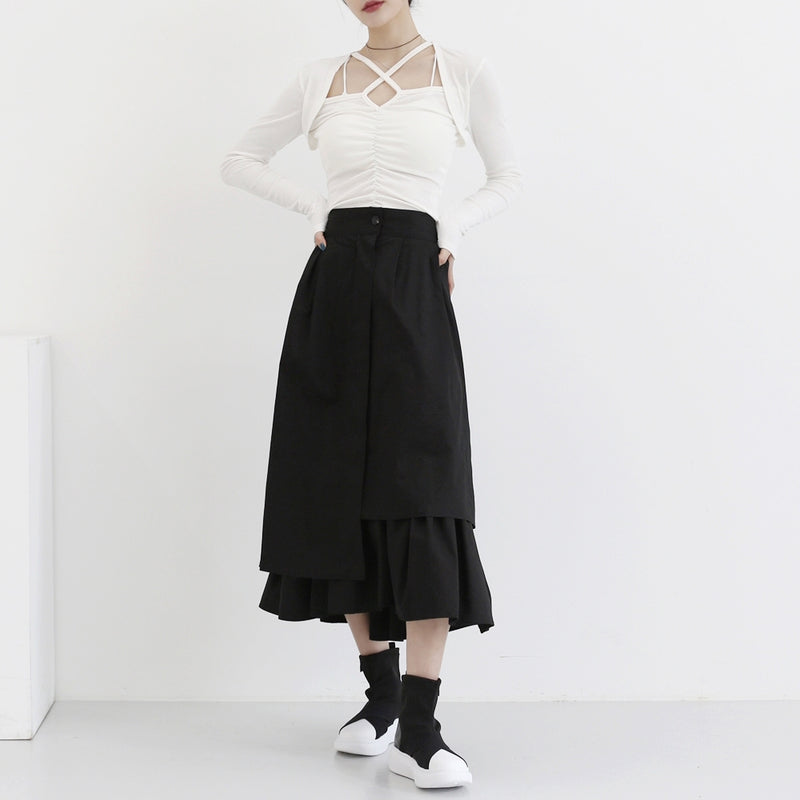 メロウレイヤードスカート/Mellow layered skirt – 60% - SIXTYPERCENT