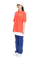 ロゴオーバーラッシュショートスリーブTシャツ/logo overfit rash short sleeve T-shirt (orange)