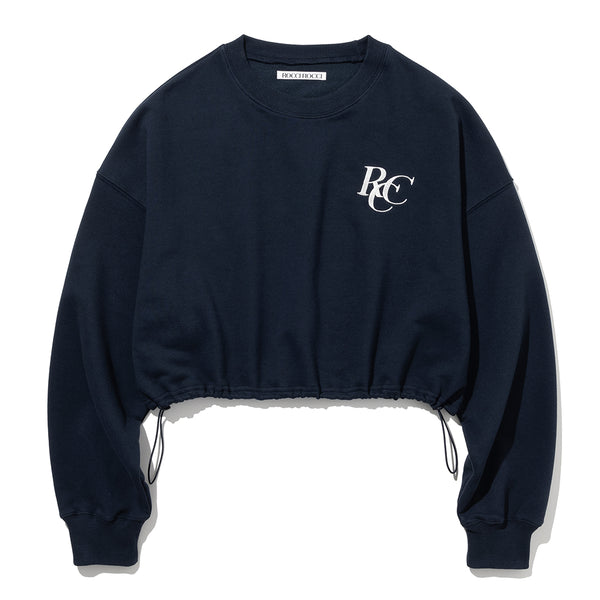 ロゴクロップスウェットシャツ/RCC Logo Crop Sweatshirt [NAVY] – 60