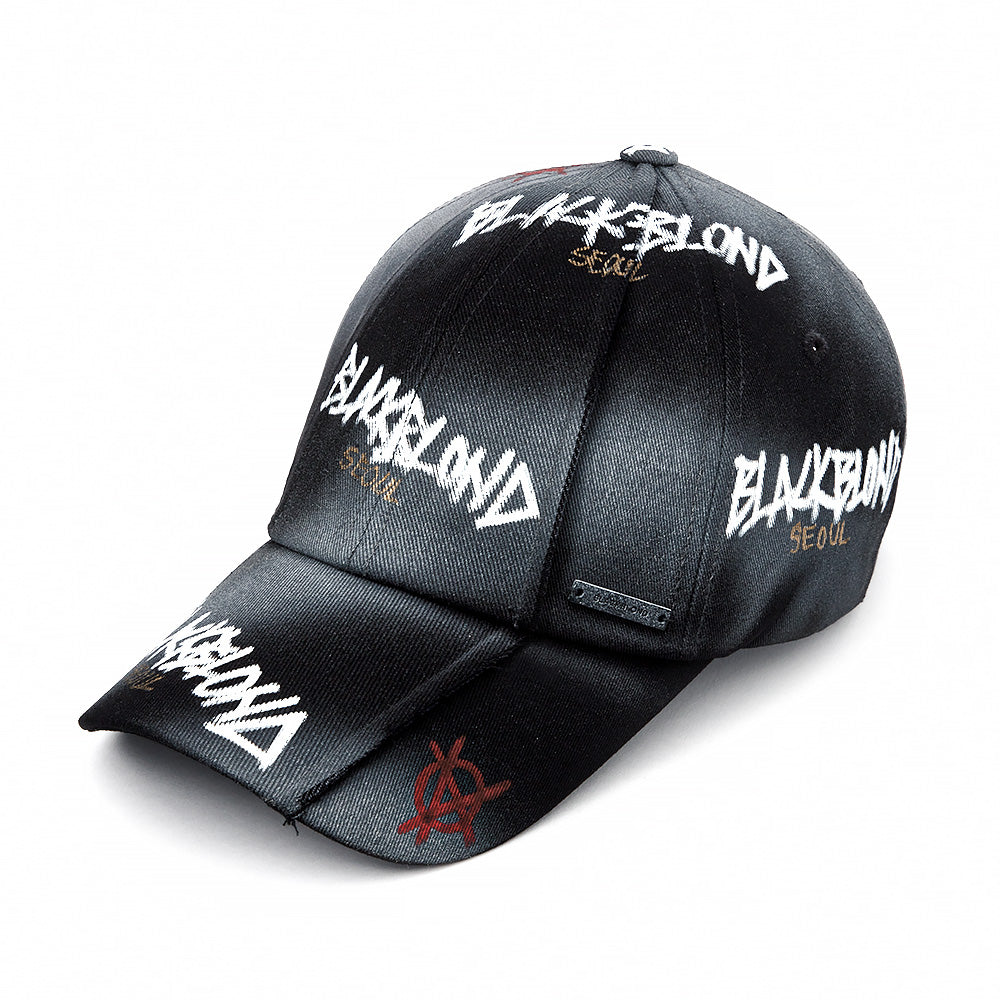 グラフィティーロゴキャップ/BBD Disorder Graffiti Logo Cap (Black