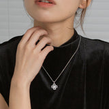 [Silver925] Saski Spin Clover Necklace