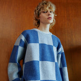 Checkerboard wool knit (6622874304630)
