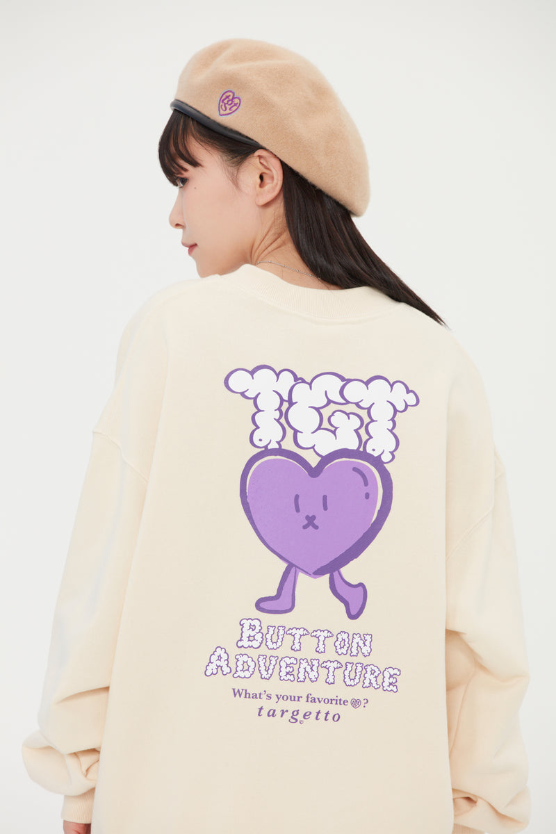 TARGETTO 】ハート ロゴ スプレー フーディー / HEART LOGO SPRAY HOODIE-