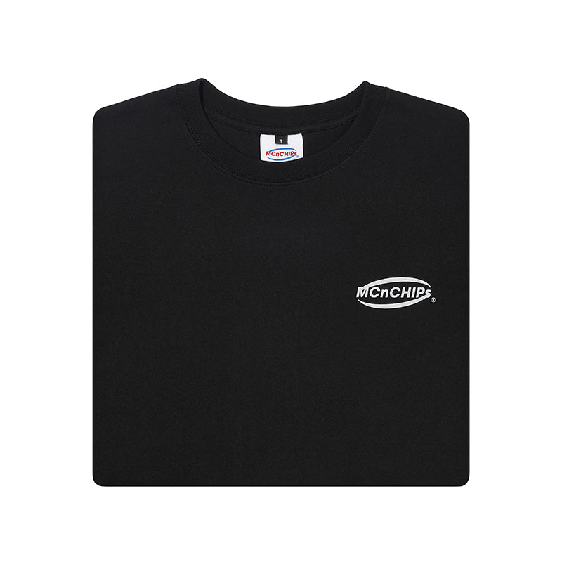 OG LINE-M LOGO T-shirt [black] (6566003966070)