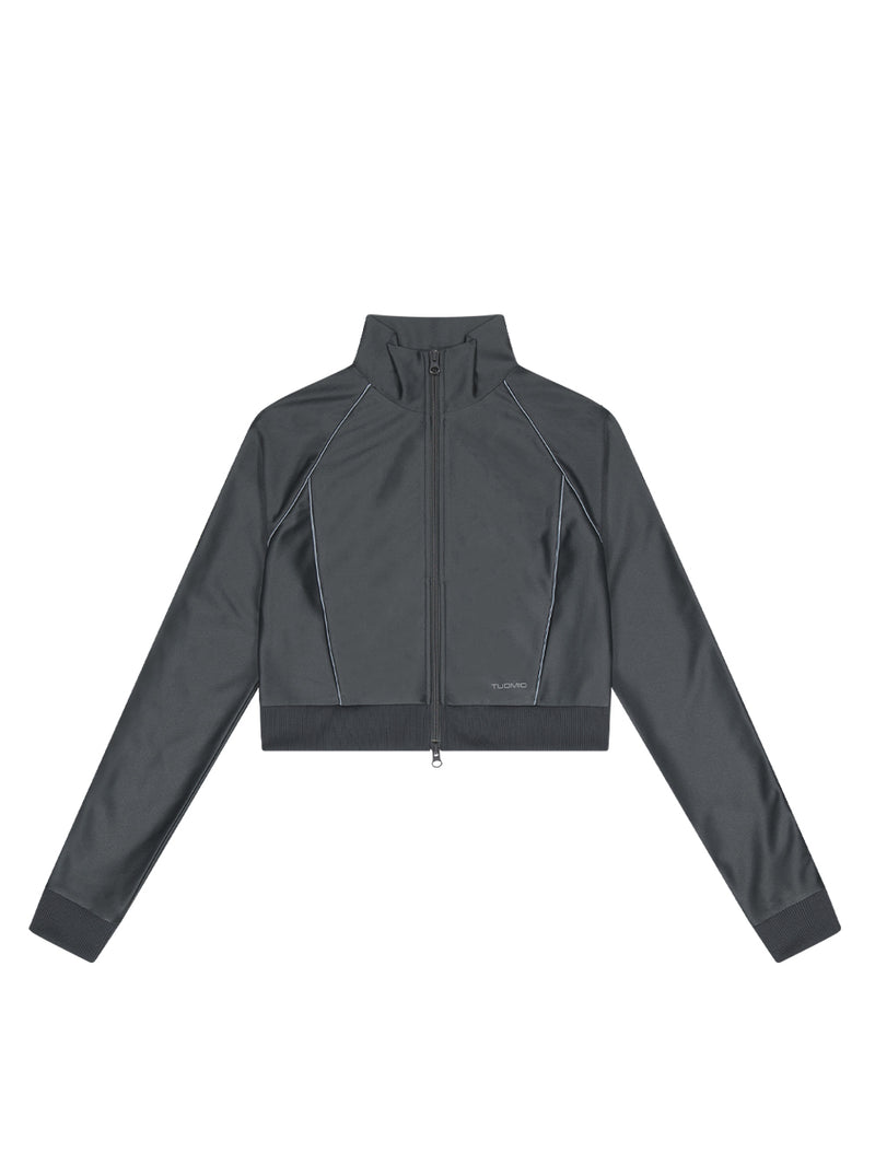 SIDE LINED TRACK JACKET [CHARCOAL]