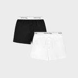 スーパーソフトボクサーショーツ / 'Super Soft' Boxer Shorts ( White / Black )