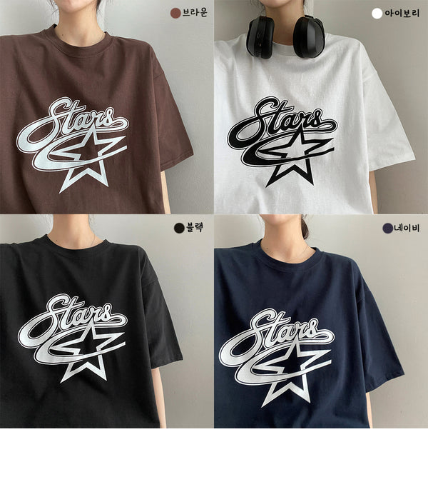 スターズ半袖Tシャツ / Stars short-sleeved T-Shirt