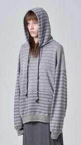 Oversized stripe hoodie_charcoal (6698450419830)
