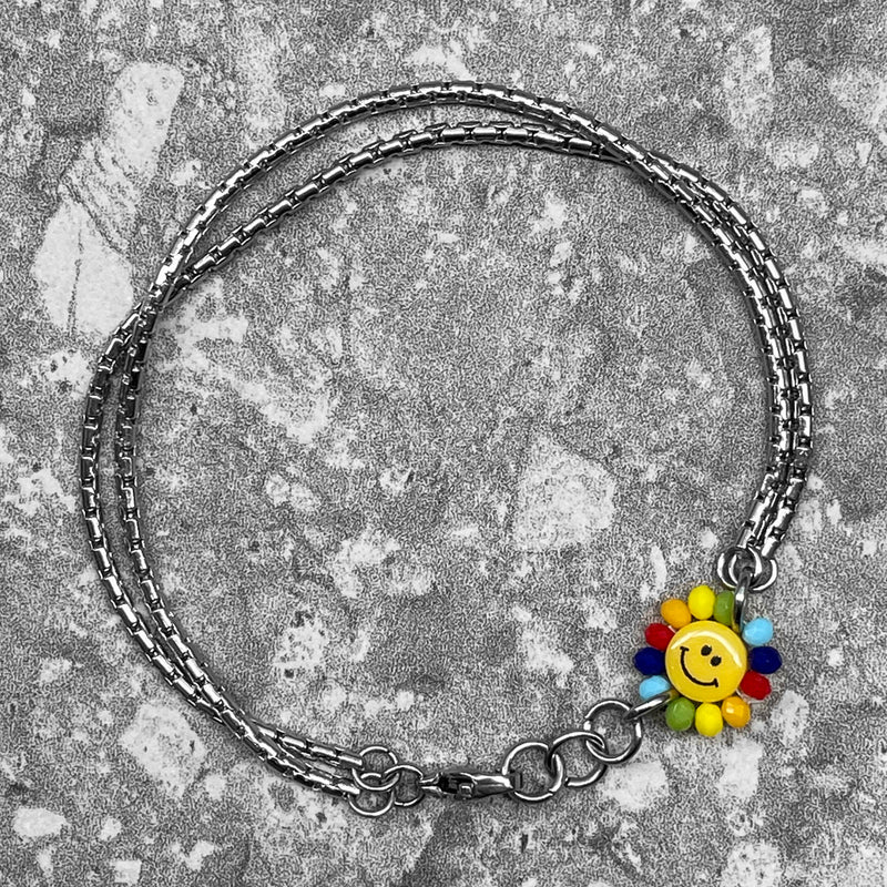 フラワースチールブレスレット / Flower Steel Bracelet
