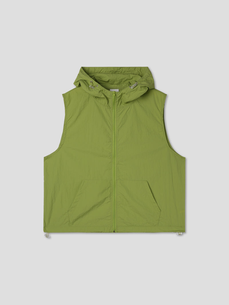 サマーナイロンフードベスト / Summer nylon hood vest 5color – 60