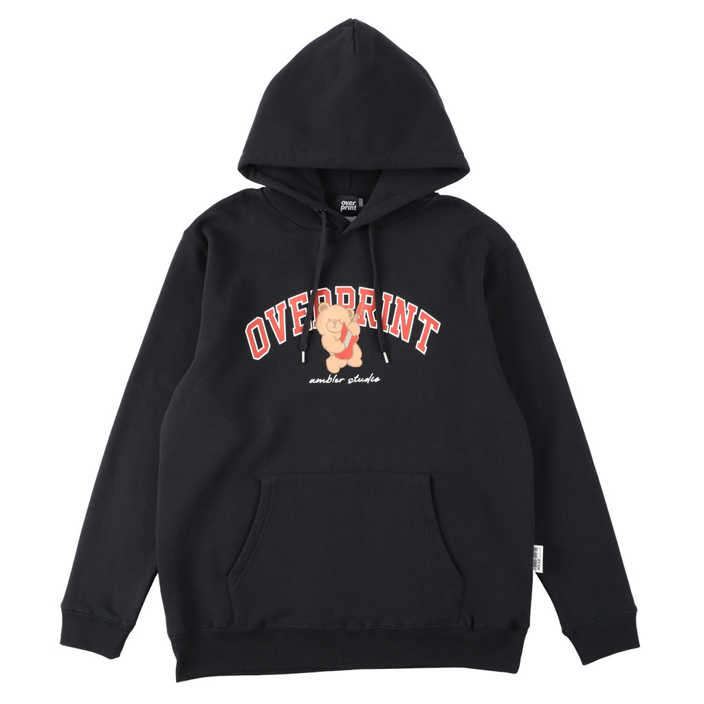 コラボレーションフーディ（ブラック）I over print × AMBLER – 60% - SIXTYPERCENT