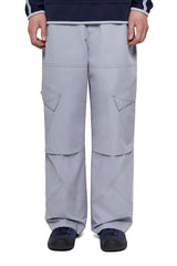 スプリットワイドカーゴパンツ / SPLIT WIDE CARGO PANTS [LIGHT BLUE]