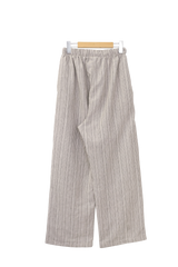 Trolls linen summer striped bendable wide pants (2 colors)