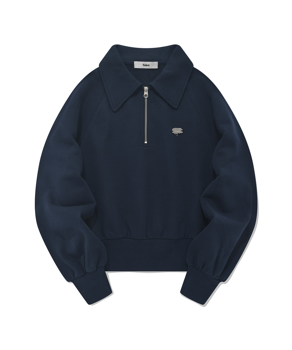 ブラシロゴカラースウェットシャツ / BRUSH LOGO COLLAR SWEATSHIRT