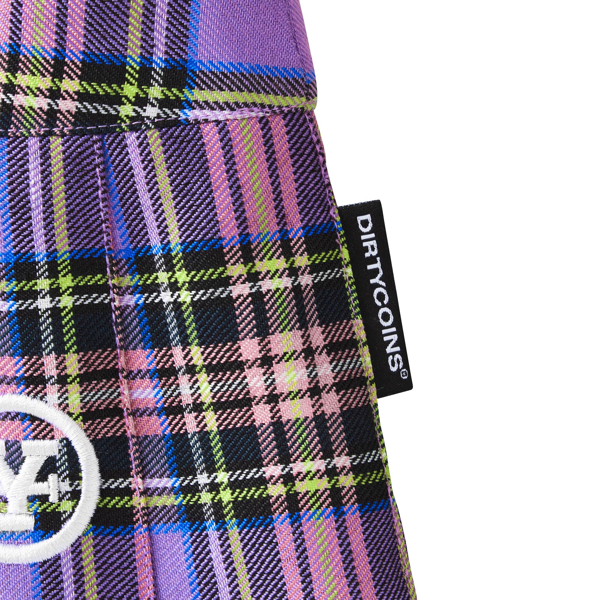 ロゴプレードテニススカート / Logo Plaid Tennis Skirt - PurpleDirtyCoins/ {{ category }}  - 日本初上陸