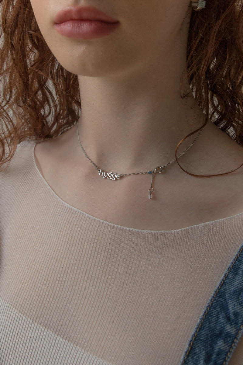 ヒュッゲライフスリムチェーンネックレス/Hygge life slim chain necklace (silver)MerryMotive/ {{  category }}