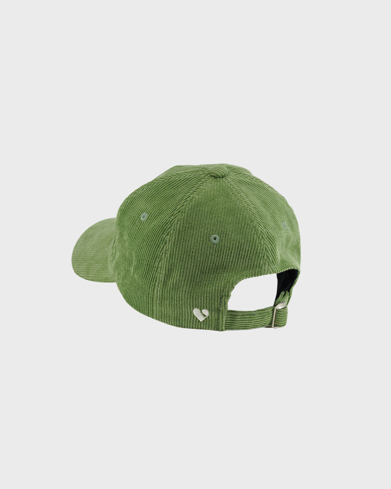 Corduroy logo ball cap (Green)