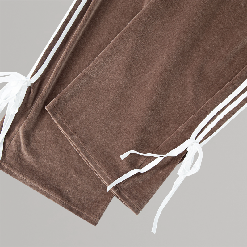 4 line pants (brown)