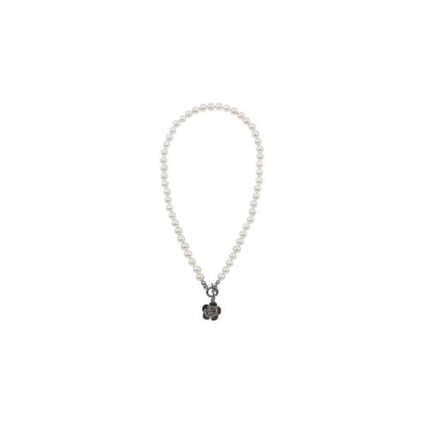 パールドギーフラワーネックレス/pearl doggy flower necklace – 60