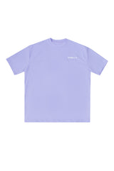 セリフロゴオーバーフィットラッシュショートスリーブTシャツ/logo overfit rash short sleeve T-shirt (light purple)