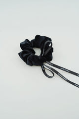[Velvet] Mizz ribbon scrunchie (Black) 
