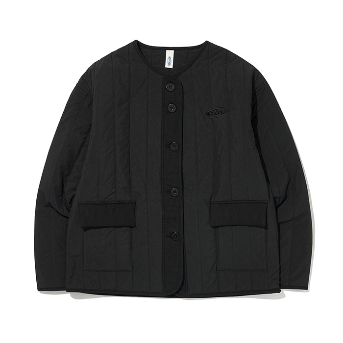 スクエアキルティングジャケット/Space quilting jacket [black