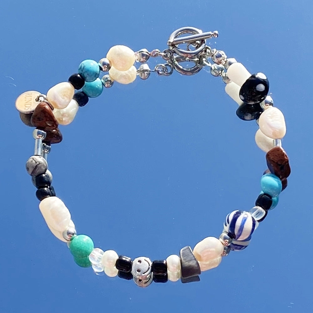 マルチビーズブレスレット03/multi beads bracelet 03RUNDS/ {{ category }}