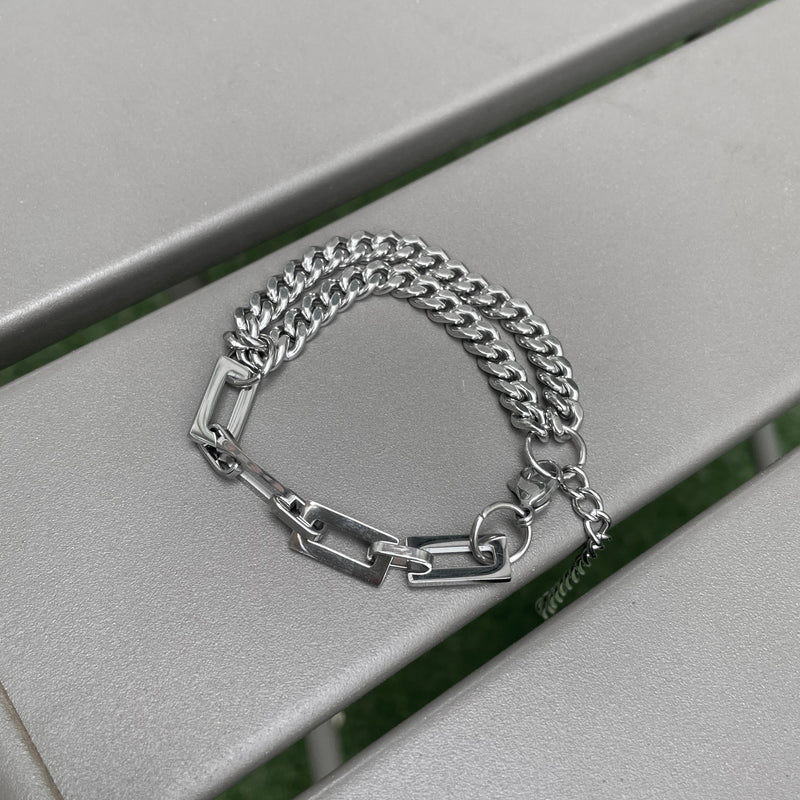 チェーンスクエアブレスレット / Chain square bracelet