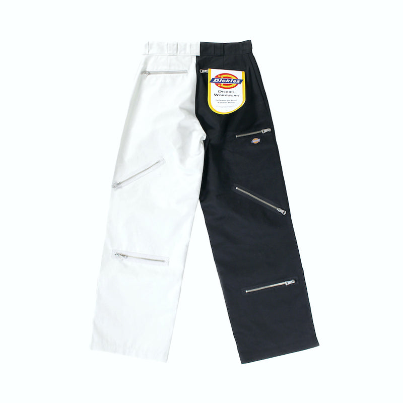 MYne×Dickies crazy zip bicolor pants / MYne Dickies クレイジー