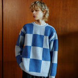 Checkerboard wool knit (6622874304630)