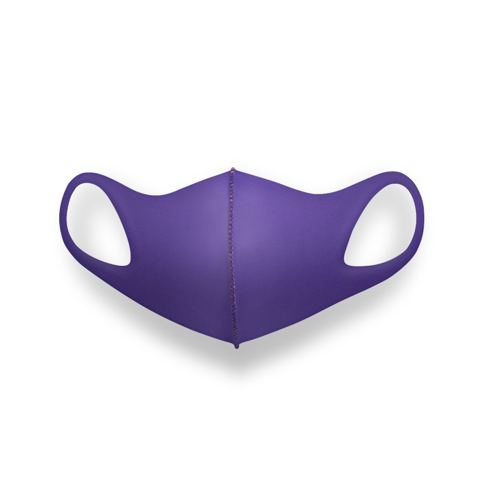 Plastic Face Mask: Violet