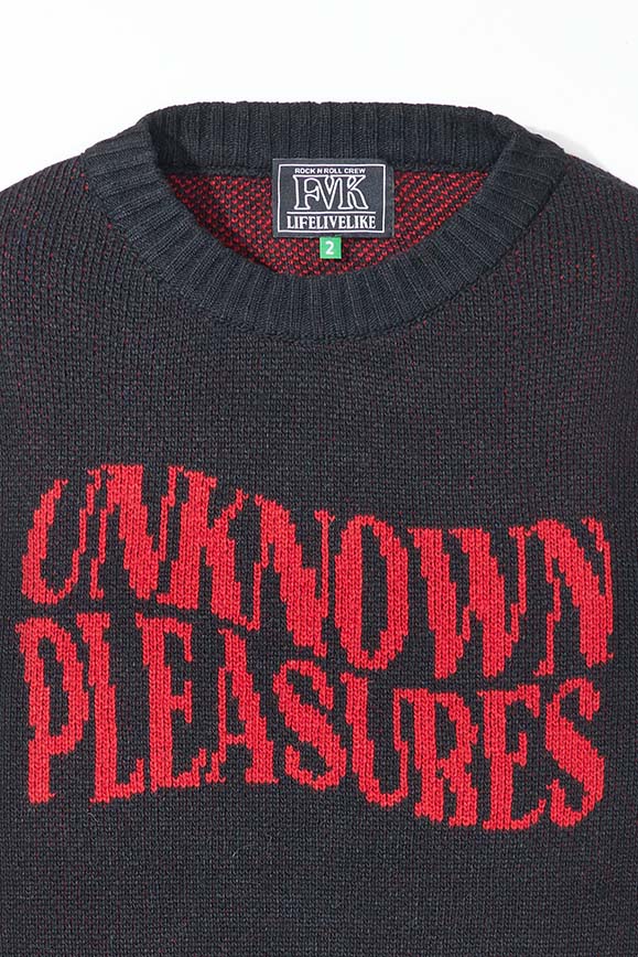 Unknown Pleasures Knit (Black)