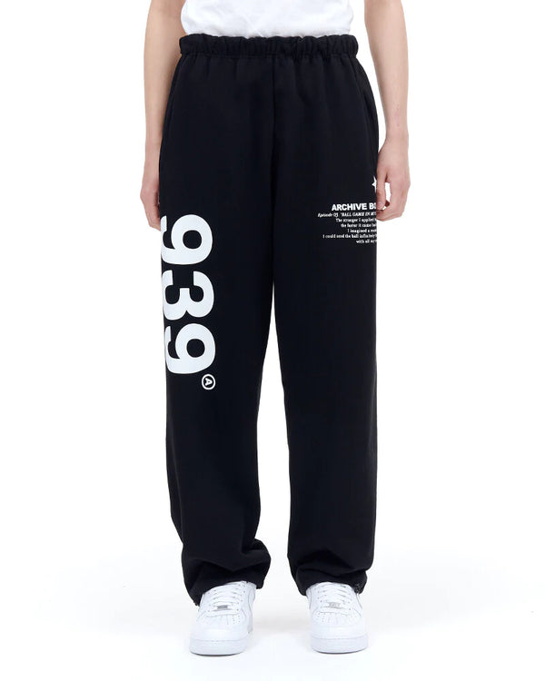 939デイジースウェットパンツ / 939 DAISY SWEAT PANTS (BLACK) – 60