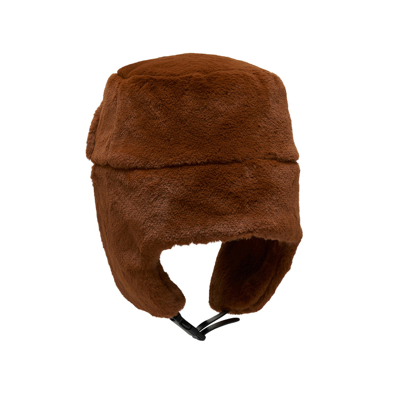 ファートラッパーハット / FUR TRAPPER HAT (BROWN)WKNDRS/ {{ category }}