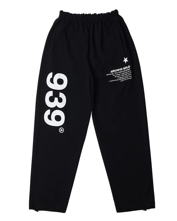 939デイジースウェットパンツ / 939 DAISY SWEAT PANTS (BLACK) – 60