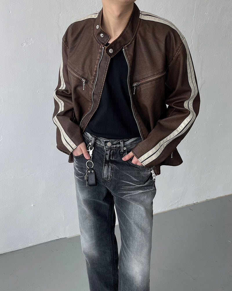 ビンテージY2Kレザージャケット / LN Vintage Y2K Leather Jacket (3