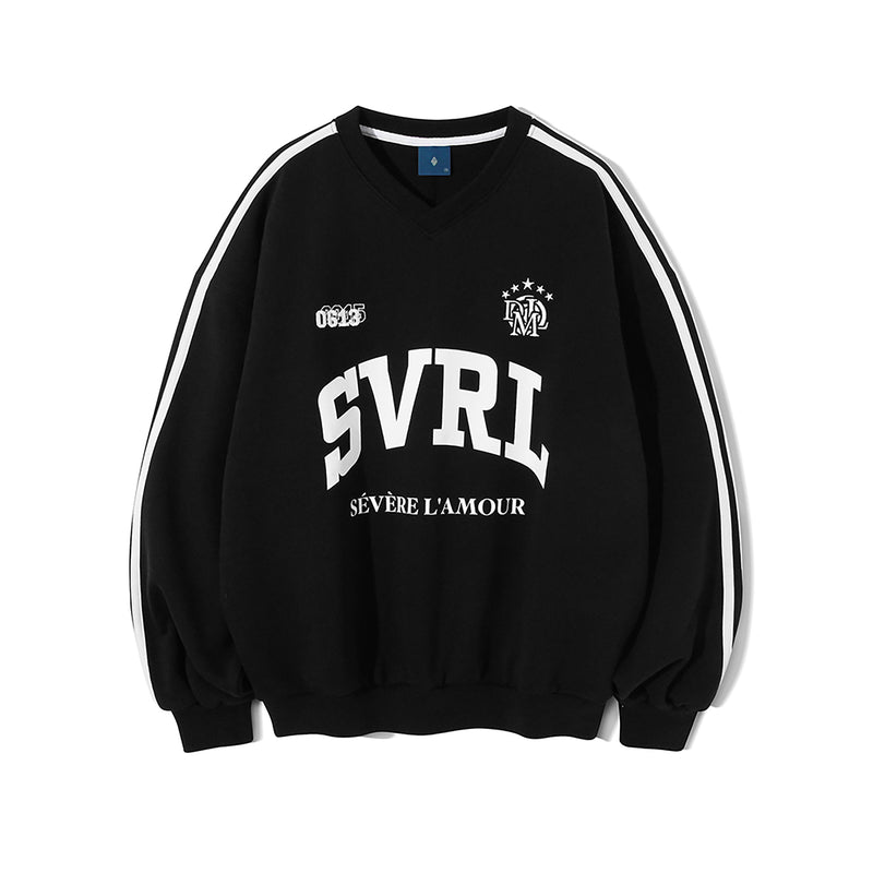 SVRL クラブ Vネック マンツーマンT84 - ブラック / SVRL Club Vneck