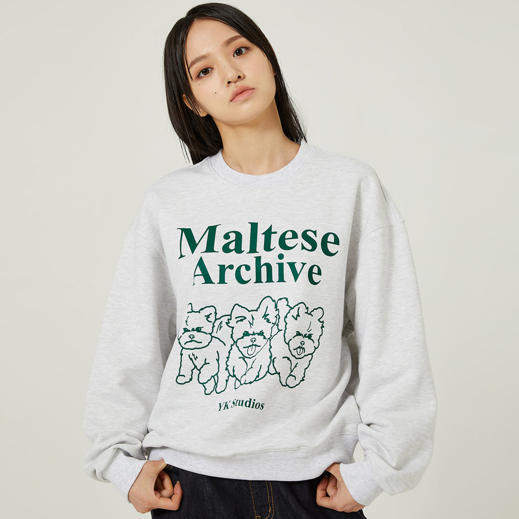 Maltese archive line graphic sweatshirts – 60% - SIXTYPERCENT