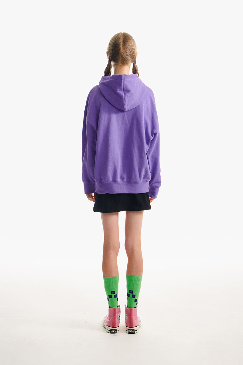 スモールチェリーサイドポケットフーディー／SMALL CHERRY SIDE POCKET HOODIE [PURPLE]KIRSH/ {{  category }}