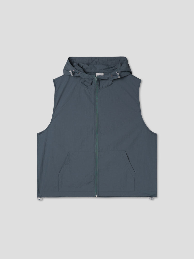 サマーナイロンフードベスト / Summer nylon hood vest 5color – 60