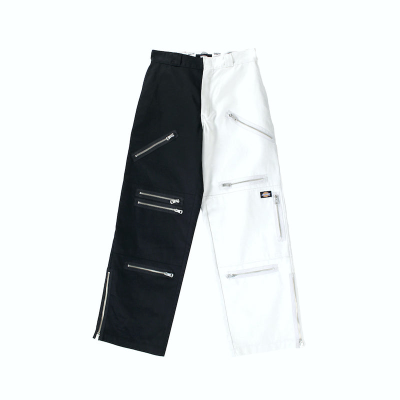 MYne×Dickies crazy zip bicolor pants / MYne Dickies クレイジー